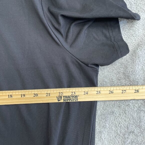 NEW Quiksilver Men's XXL Black T-Shirt Regular Fit Polyester Spandex Blend - Picture 5 of 10